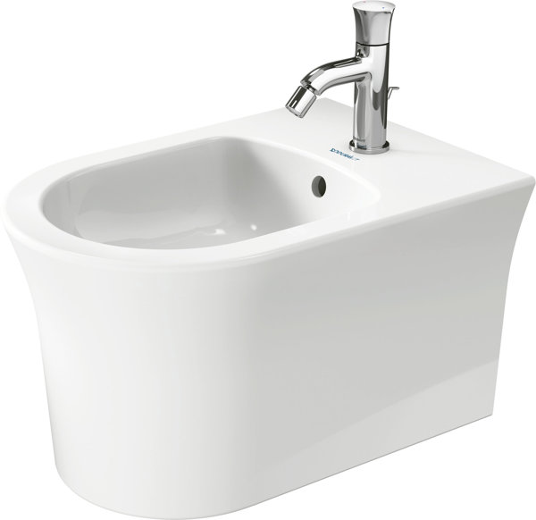 Duravit White Tulip Wand Bidet 370x540mm, 229315