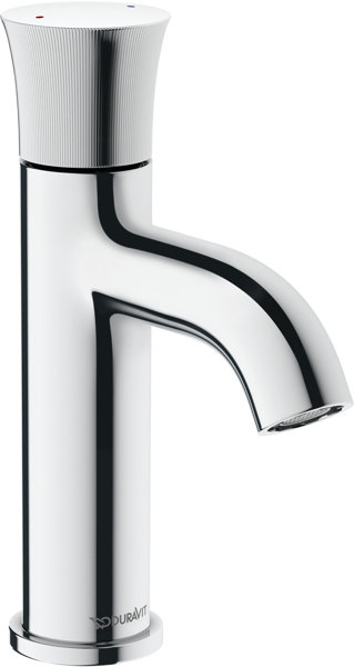 Duravit White Tulip, single lever basin mixer S, without pop-up waste, 100 mm projection, WT1010002010