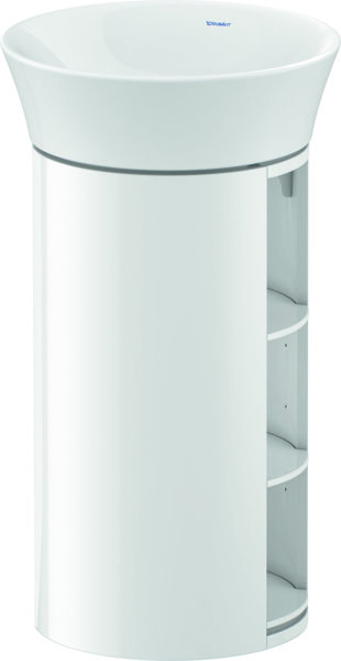 Duravit White Tulip, vanity unit floor standing, width 350 x depth 410mm, with open compartment, with tip-on technology, WT42390