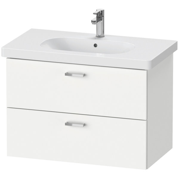 Duravit XBase vanity unit wall-hung W:80 cm with 2 drawers, XB61900