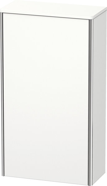 Duravit XSquare half height cabinet 50.0x23.6 cm, 1 door, left hung, 2 glass shelves XS1303L