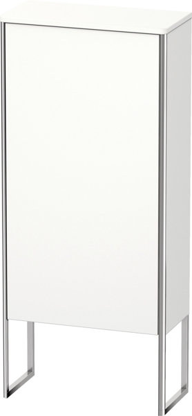 Duravit XSquare Halbhochschrank  50,0x23,6 cm, 1 Tür, Anschlag links, 2 Glasfachböden