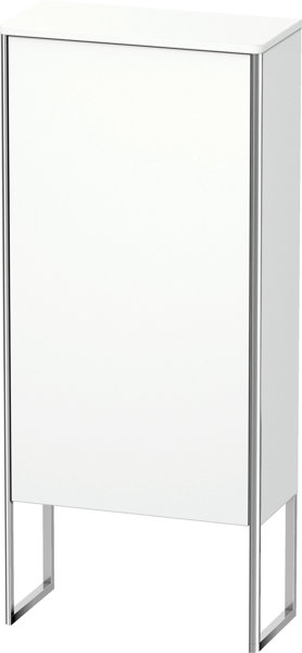 Duravit XSquare Halbhochschrank  50,0x23,6 cm, 1 Tür, Anschlag rechts, 2 Glasfachböden