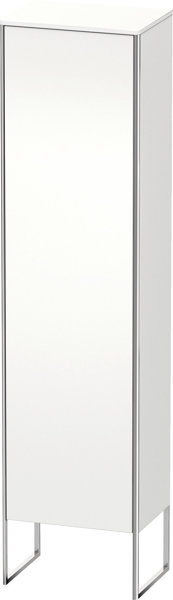 Duravit XSquare tall cabinet vertical 50,0x35,6 cm, 1 door, left hung, 4 glass shelves