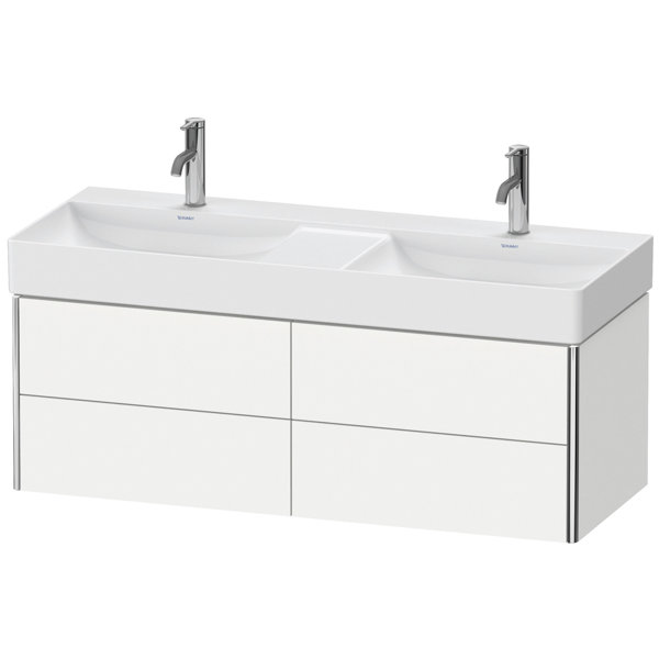 Duravit XSquare vanity unit wall-mounted 118.4 x 46.0 cm, 4 drawers, for washbasin DuraSquare 235312