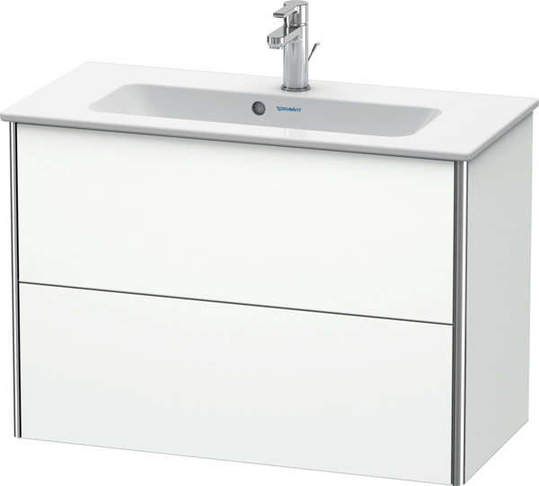 Duravit XSquare Vanity unit Compact wall mounted 81,0x38,8 cm, 2 drawers, for wash basin ME by Starc...