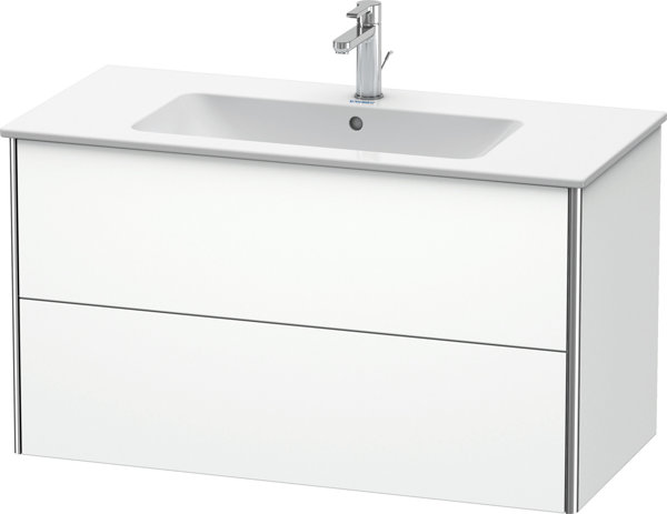 Duravit XSquare Vanity unit wall-hung 101.0 x 47.8 cm, 2 drawers, for wash basin ME by Starck 233610