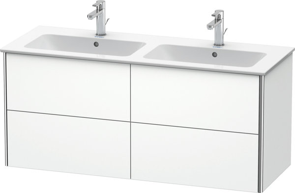 Duravit XSquare Vanity unit wall-hung 128.0 x 47.8 cm, 4 drawers, for wash basin ME by Starck 233613