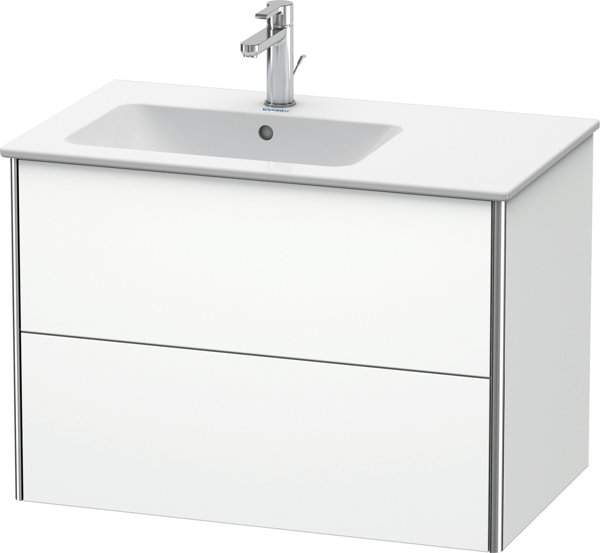 Duravit XSquare Vanity unit wall-hung 81.0 x 47.8 cm, 2 drawers, for wash basin ME by Starck 234583,...