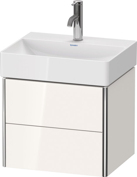 Duravit XSquare vanity unit Compact wall-hung 48.4x39.0 cm, 2 drawers, for washbasin DuraSquare 235650