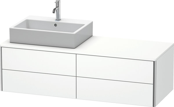 Duravit XSquare vanity unit wall-hung 140.0 x 54.8 cm, 4 drawers XS4913L