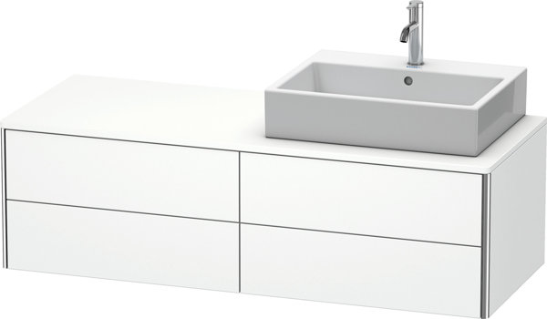 Duravit XSquare vanity unit wall-hung 140.0 x 54.8 cm, 4 drawers XS4913R