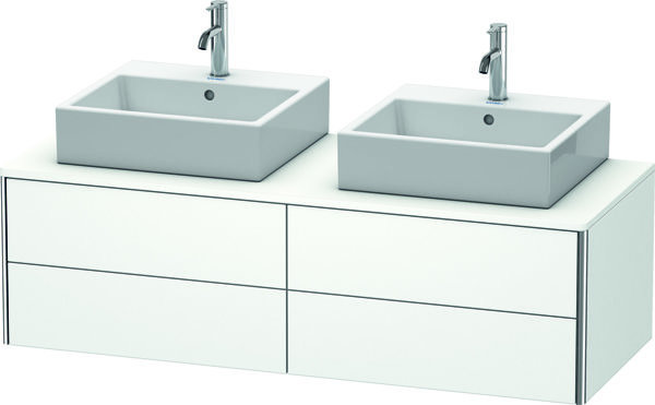 Duravit XSquare vanity unit wall-hung 140.0 x 54.8 cm, 4 drawers XS4916B