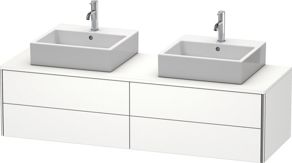 Duravit XSquare vanity unit wall-hung 160.0 x 54.8 cm, 4 drawers, top drawer incl. siphon cut-out an...