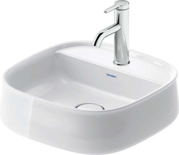 Duravit Zencha Aufsatzbecken 420 mm, ein Hahnloch, 237442