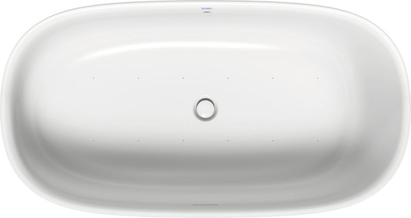 Duravit Zencha whirlpool tub freestanding, 1600x850 mm, White Matt, 760462000AS0000