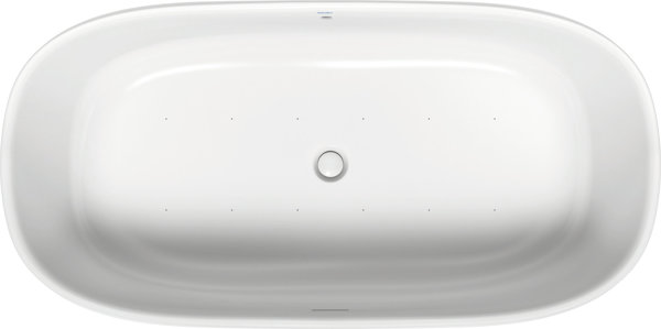 Duravit Zencha whirlpool tub freestanding, 1800x900 mm, White Matt, 760463000AS0000