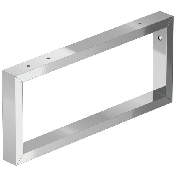 Duravit console holder towel rail, 40x455mm, mountable under console 480mm deep, chrome-plated