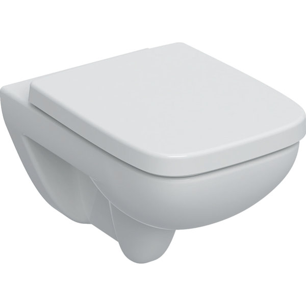 Geberit Renova Plan Set wall-hung WC low-flush, with WC seat, white, 501.758.00.1