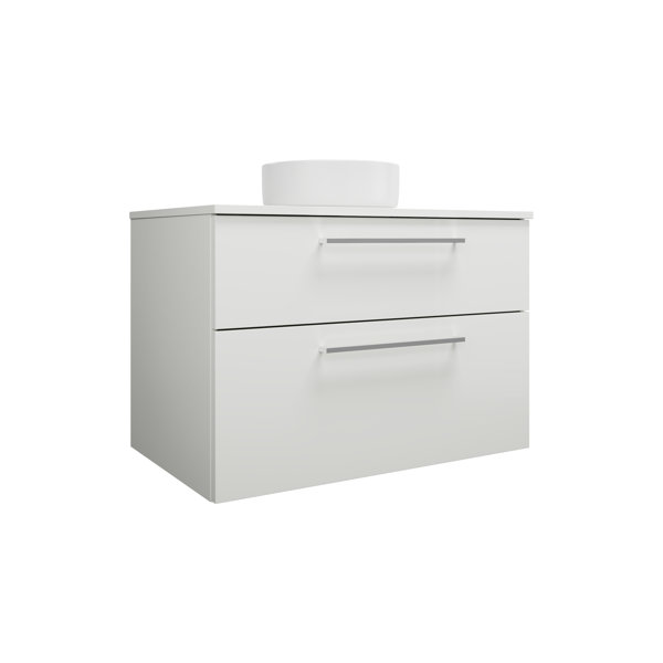 Burgbad Eqio ceramic countertop washbasin including vanity unit, width 900m, SGUM090