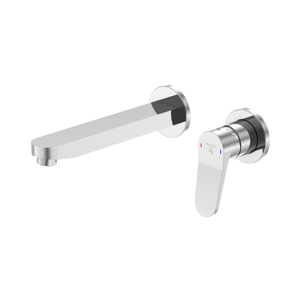 Steinberg 340 series wall-mounted basin mixer, 200mm projection, for concealed installation, 34018143