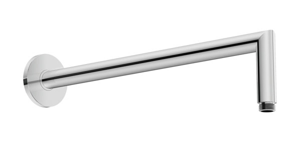 Duravit shower arm angled, only for overhead showers up to 240 mm, round rosette