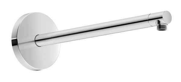 Duravit shower arm with wall mounting plate 385 mm, round rosette