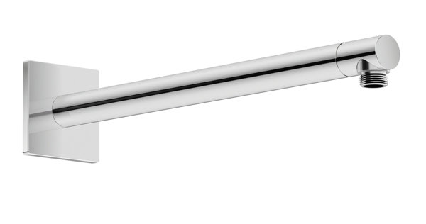 Duravit shower arm, only for head showers up to 240 mm, square rosette