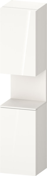 Duravit Qatego tall cabinet, door hinge left, 400x360x1760mm, niche white supermatt, QA1346L84