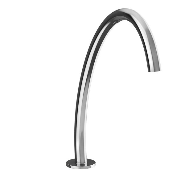 Gessi Origini washbasin spout, high version for separate single-lever mixer sensor, projection 236mm...