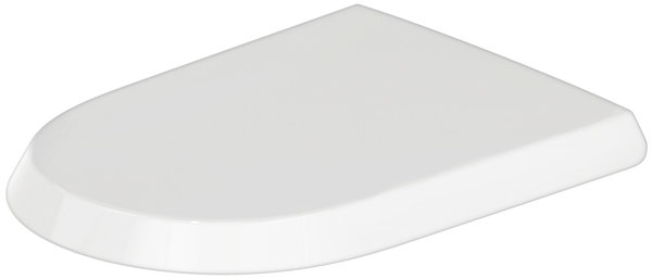 Duravit Qatego WC seat Compact, soft close, white high gloss, 425x368x44mm, 0027490000