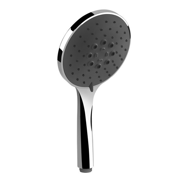 Gessi Origini anti-limestone hand shower, with black insert, 3-jet, 14378