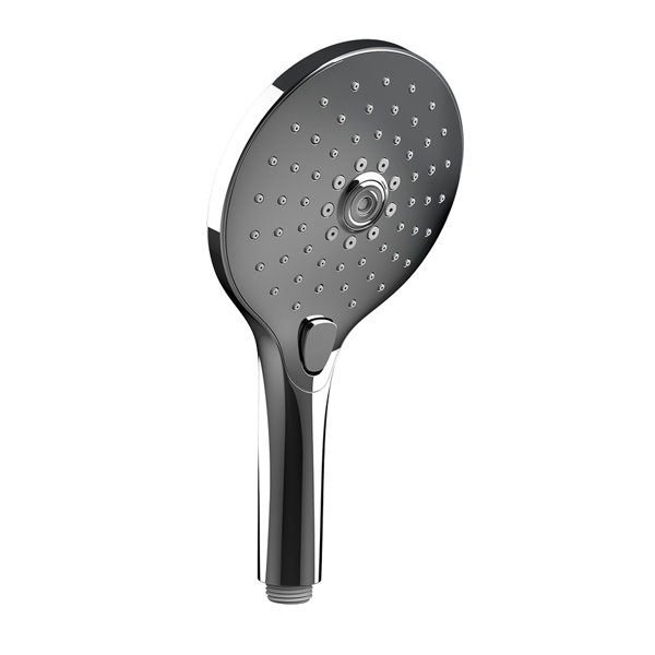 Gessi Origini anti-limestone hand shower, with push-button selector switch, 3-jet, 47351