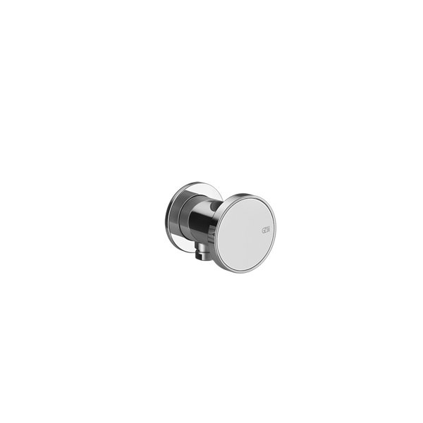 Gessi Origini wall connection elbow with shower holder, intrinsically safe, 1/2 connection, wall mounting, 66161