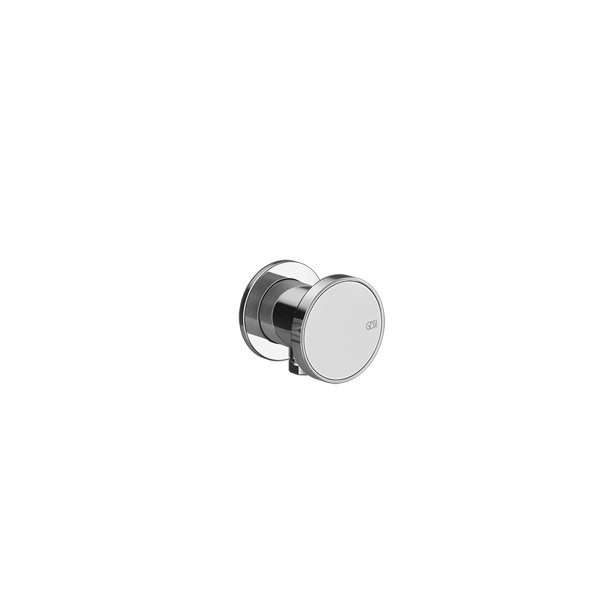 Gessi Origini wall connection elbow without shower holder, intrinsically safe, 1/2 connection, wall ...