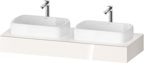 Duravit Qatego console, 1400x550x170mm, with two cutouts, QA48050