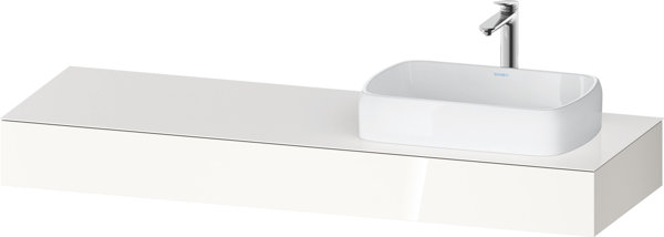 Duravit Qatego console, 1600x550x170mm, with cutout right, QA48070