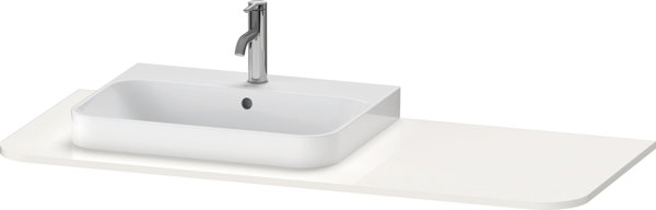 Duravit Happy D.2 Plus Console HP031K, 1300x550 mm, 1 cut-out right, for washbasin base HP4932, HP49...