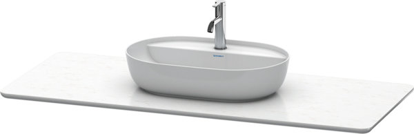 Duravit Luv Quartz stone console LU9466, width 1388mm, suitable for vanity unit LU9561, LU9566