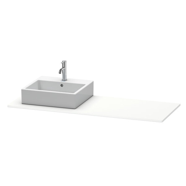 Duravit XSquare console 060G, 1400x 550 mm, 1 cut-out left