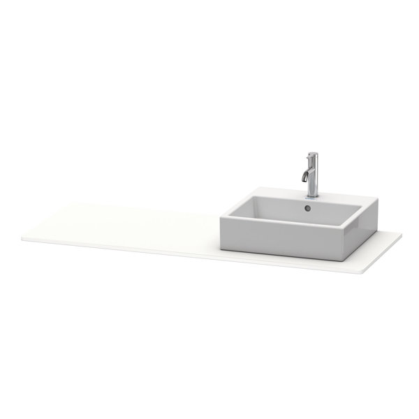Duravit XSquare console 060G, 1400x 550 mm, 1 cut-out right