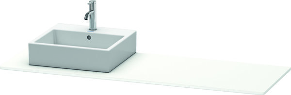 Duravit XSquare console 060H, 1600x 550 mm, 1 cut-out left