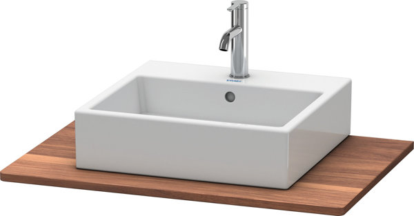 Duravit XSquare solid wood console 061D, 800 x 550 mm, 1 cut-out