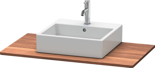 Duravit XSquare solid wood console 061E, 1000 x 550 mm, 1 cut-out