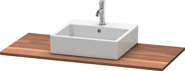 Duravit XSquare solid wood console 061F, 1200 x 550 mm, 1 cut-out