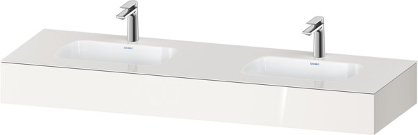 Duravit Qatego built-in washbasin with console, 1600x550x170mm, double washbasin, QA46950