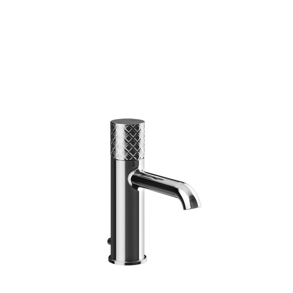 Gessi Habito single lever basin mixer, with spout, with pop-up waste, projection 131mm, INTRECCIO, 7...