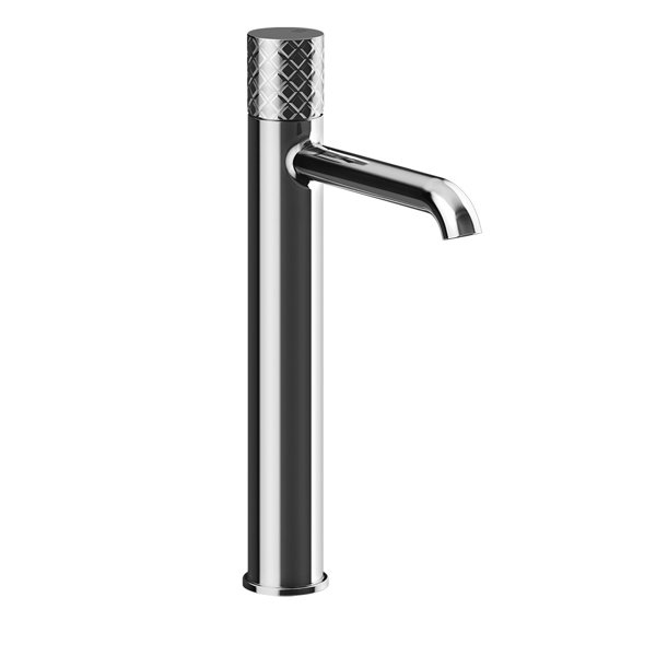 Gessi Habito single lever basin mixer, high version, without pop-up waste, 164mm projection, INTRECCIO, 70104