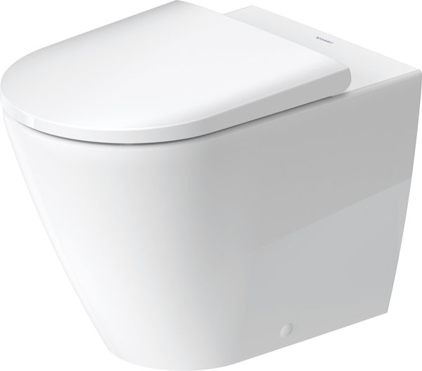 Duravit D-Neo floor-standing WC, washdown, rimless, horizontal outlet, back to wall, 370x580x400mm, 200309