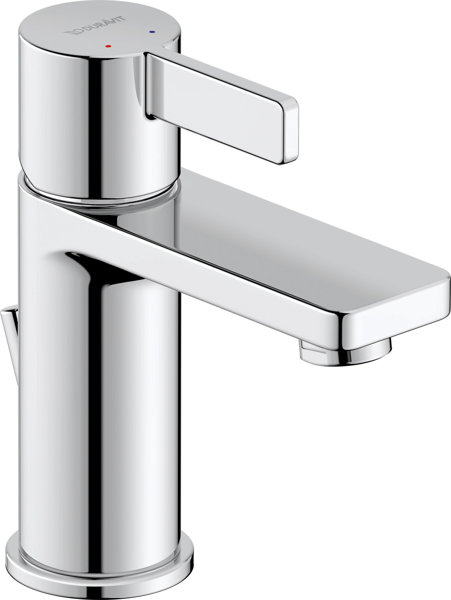 Duravit D-Neo single lever washbasin mixer S , projection 94 mm, with drain set, DE10100010